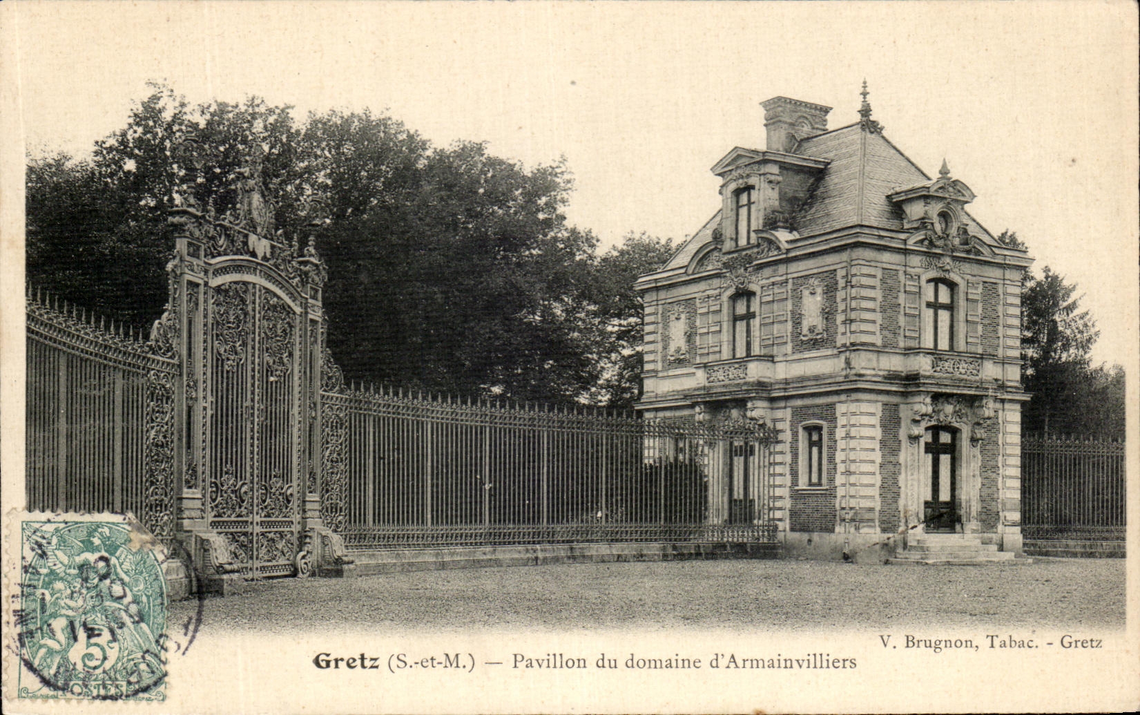 CPA Gretz Pavillon du Domaine d'Armainvilliers 