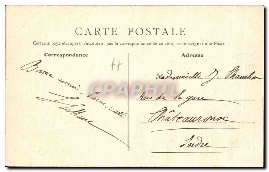 CPA Gretz Pavillon du Domaine d'Armainvilliers  — Verso
