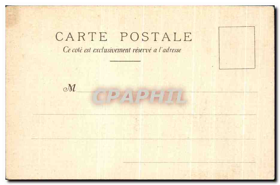 CPA Paris Le Port de La Villette Bateaux Peniches — Rückseite