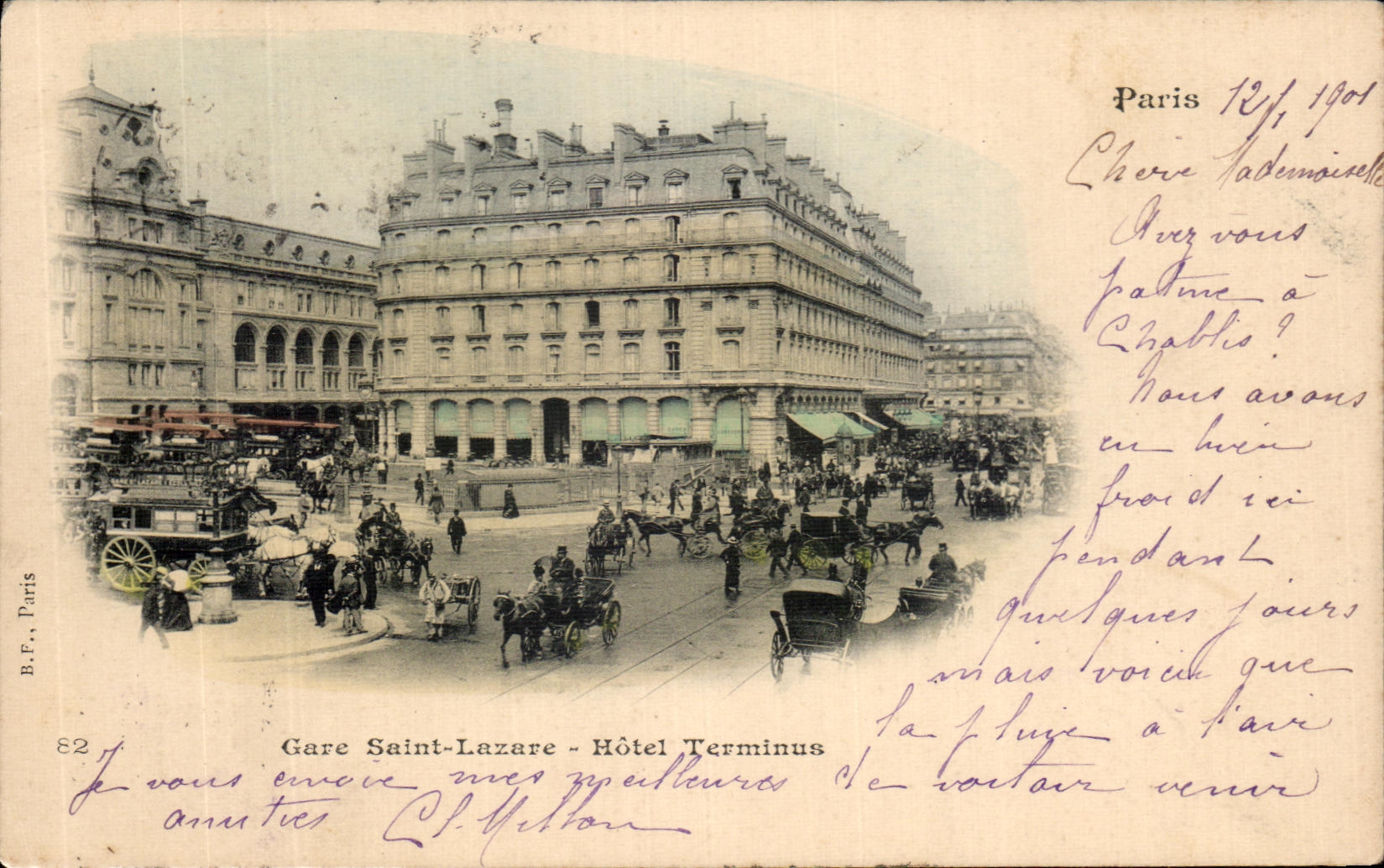 Estación Saint-Lazare - Hotel Terminus — París — B.F. París n°82