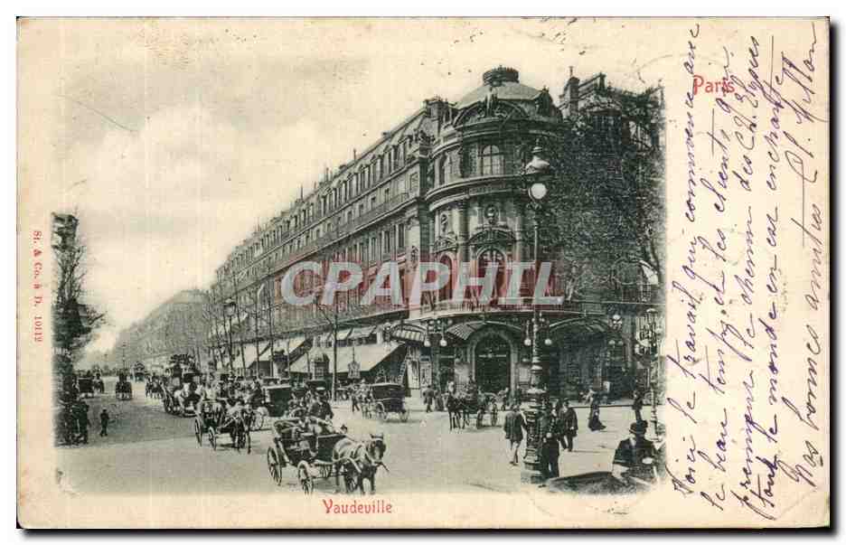 CPA Paris Vaudeville theatre