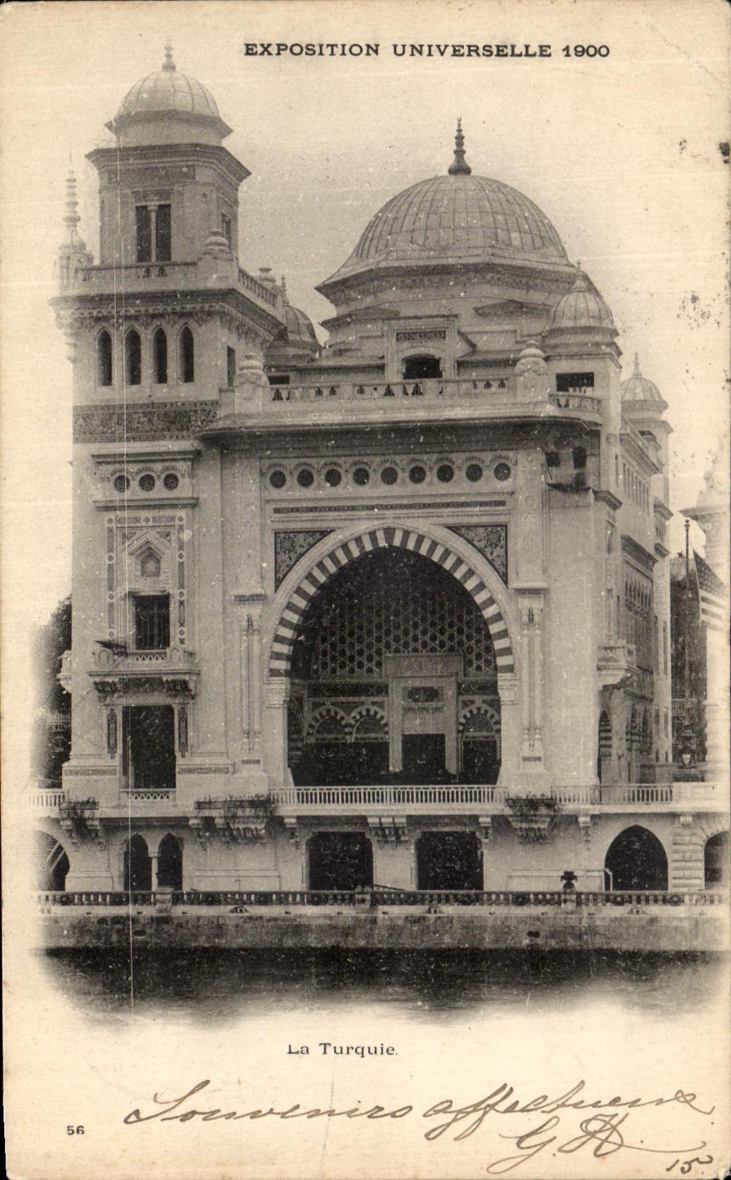 CPA Paris La Turquie Exposition universelle 1900