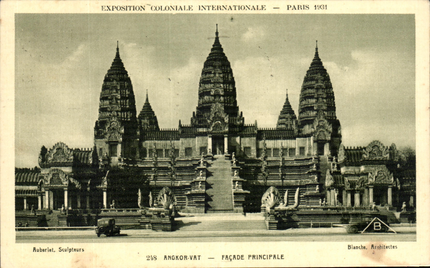 Angkor-Vat — Façade Principale — Exposition Coloniale Internationale — Paris 1931