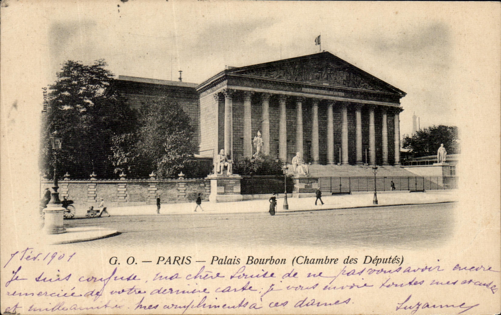 CPA Paris Palais Bourbon (Chambre des Deputes)