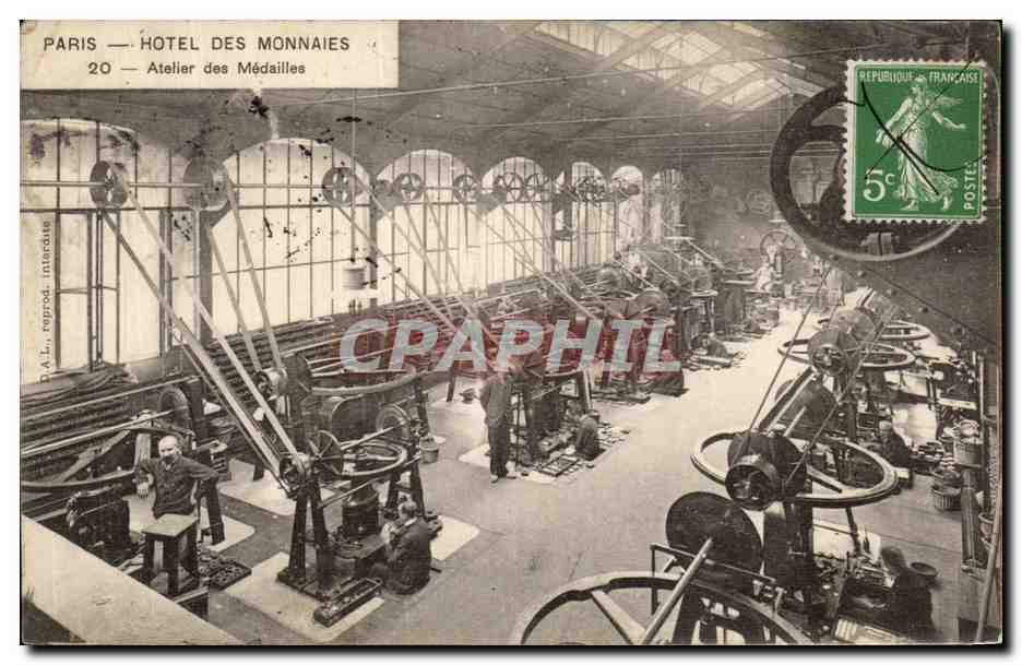 Paris — Hotel der Münzen — Medaille-Werkstatt — D.A.L. reproduziert interaide