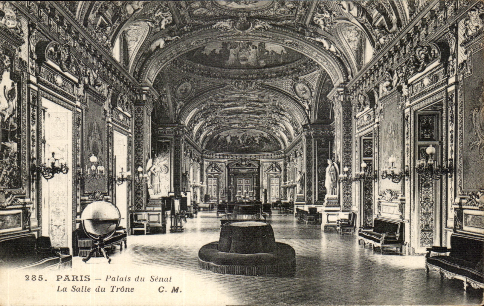 CPA Paris Palais du Senat La Salle du Trone