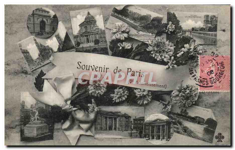 Souvenir de Paris — (D'Arrondissement) — Éditeur non visible