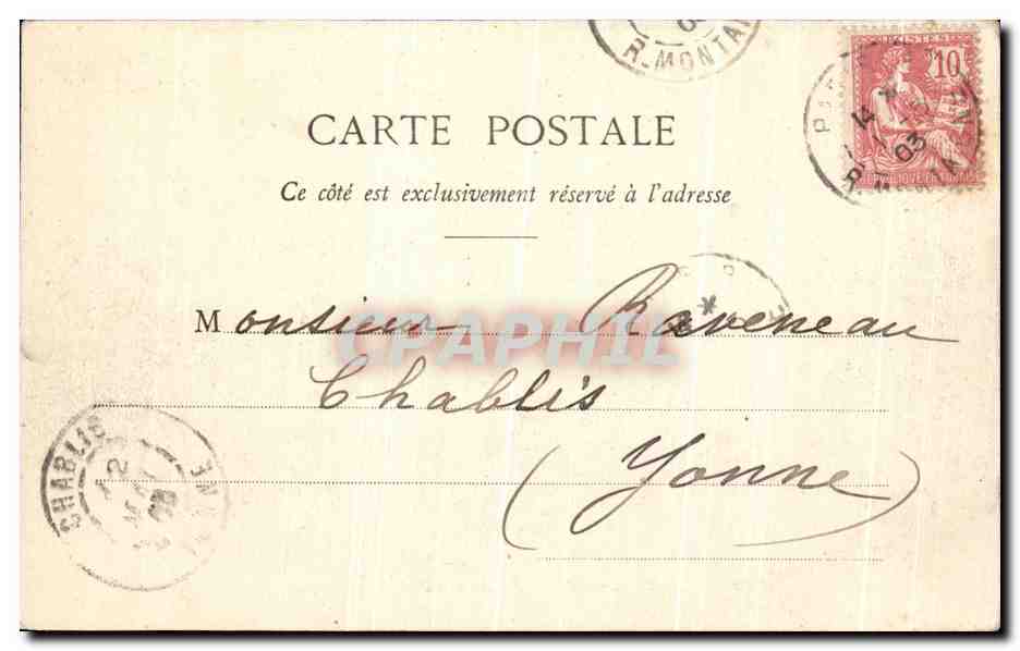 CPA Paris Ecole Polytechnique — Rückseite