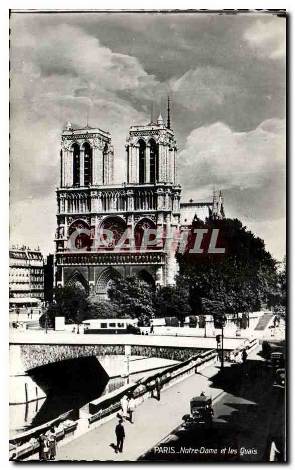 CPA Paris Notre Dame et les Quais