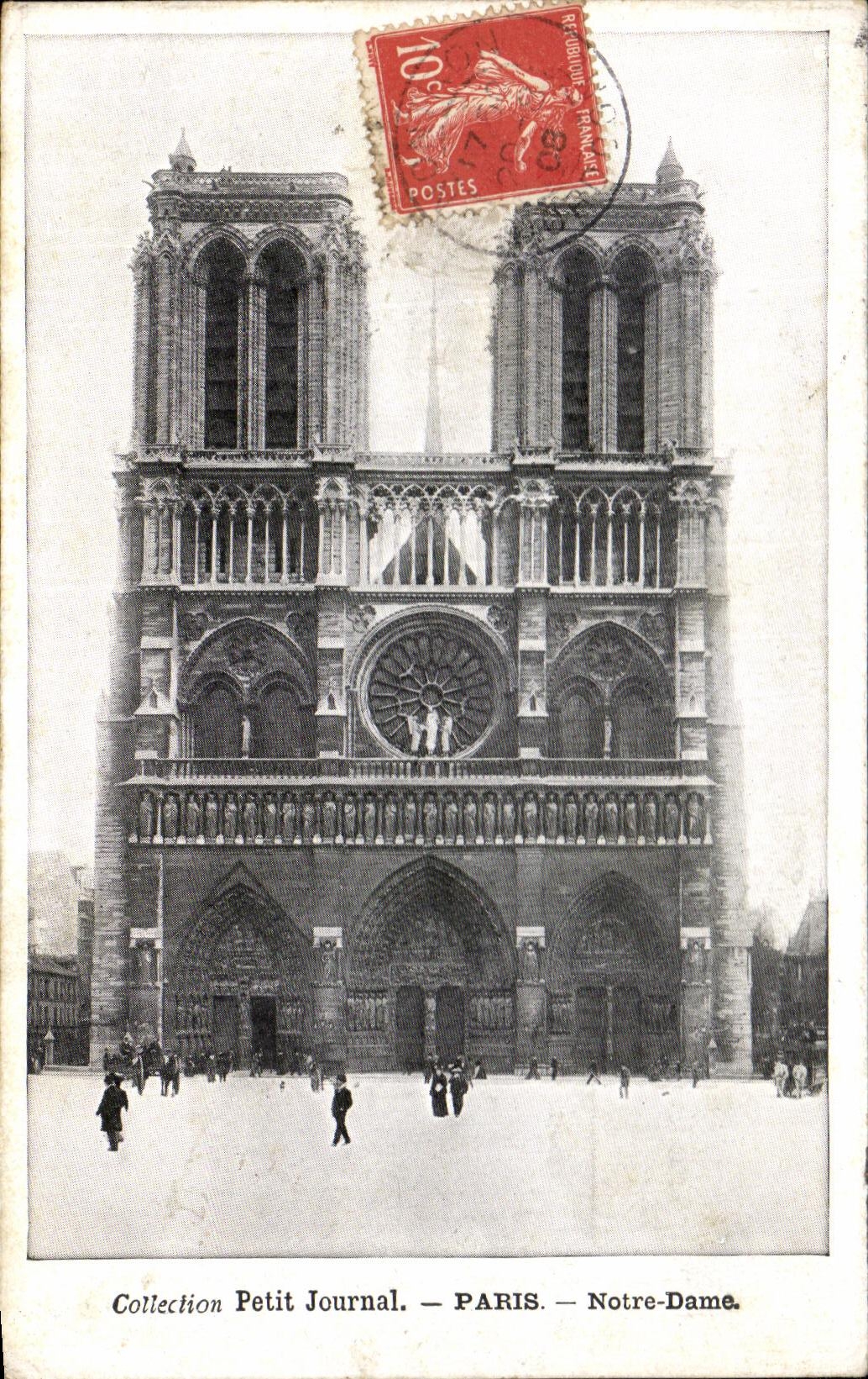 CPA Paris Petit Journal Paris Notre Dame