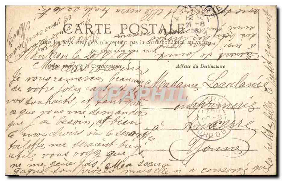 CPA Paris Petit Journal Paris Notre Dame — Verso