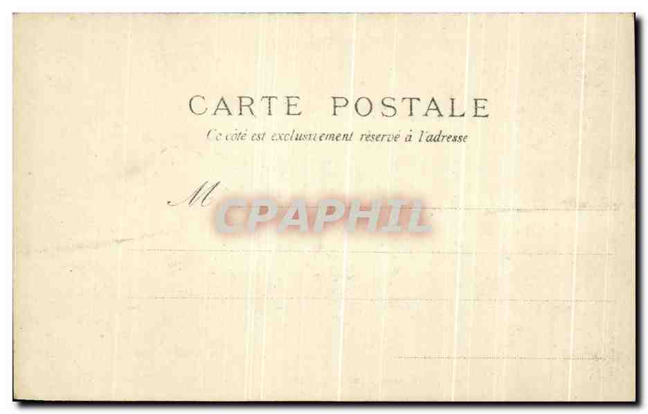 Exposition Universelle 1900 — Le Château d'eau pendant l'incendie — Éditeur non identifié — Rückseite