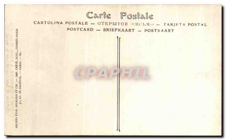 CPA Paris L'Eglise Bombardee a Paris 29 mars 1918 Saint Gervais Militaria — Verso