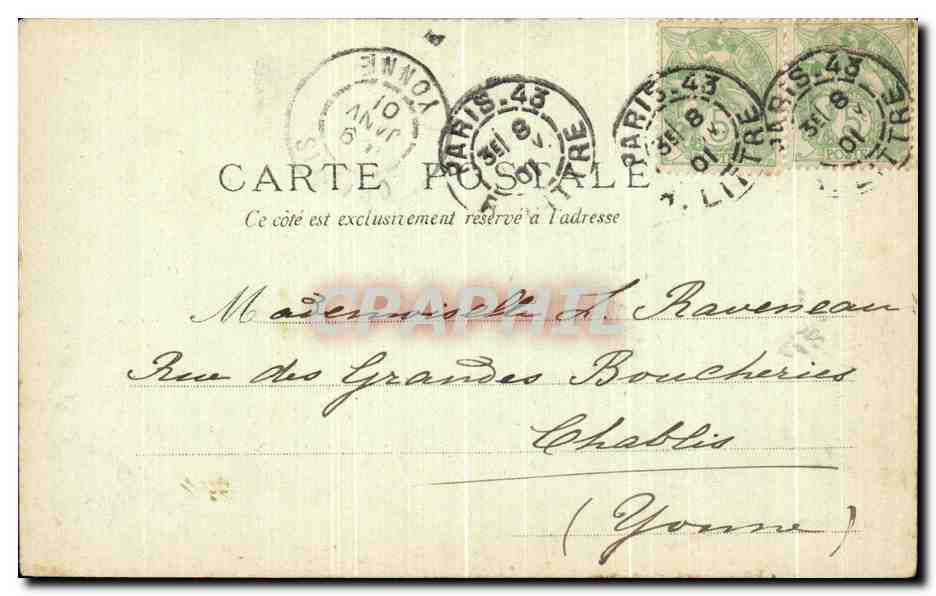 Porte Monumentale — Exposition Universelle 1900 — Éditeur : L. BERTHIER, n°49 — Reverso