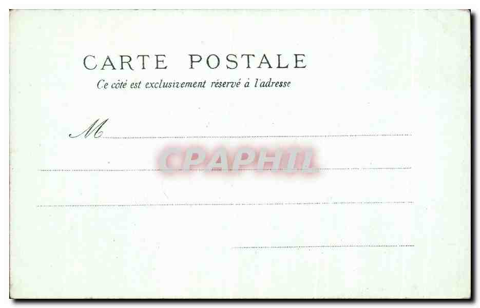 CPA Paris Facade du Grande Palais Exposition universelle 1900 — Verso