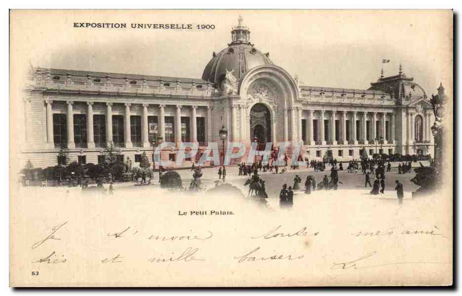 Exposición Universal 1900 — El Pequeño Palacio — editor no identificado, n° 53