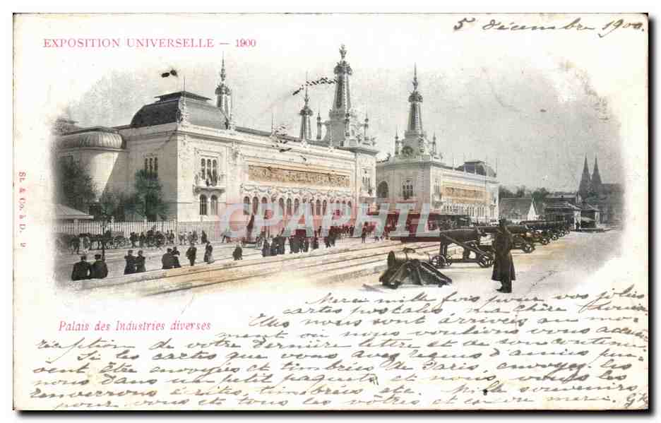 CPA Palais des Industries diverses Exposition universelle 1900
