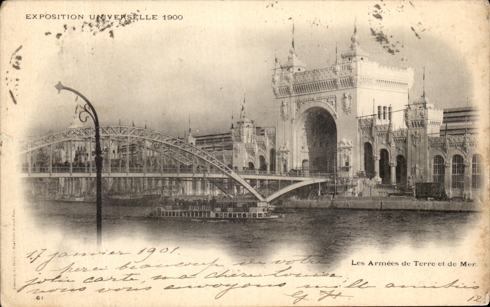 CPA Paris Les Armees de Terre et de Mer Exposition universelle 1900
