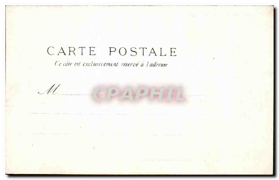CPA Paris Avenue Nicolas II Exposition universelle 1900 Russie — Verso
