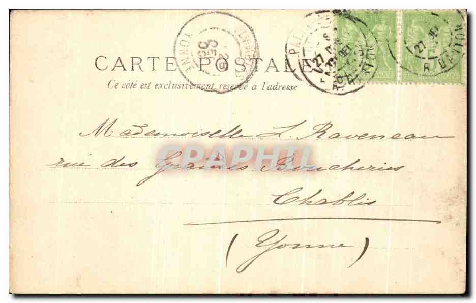 CPA Paris Les Indes Russes Russie Exposition universelle 1900 — Rückseite