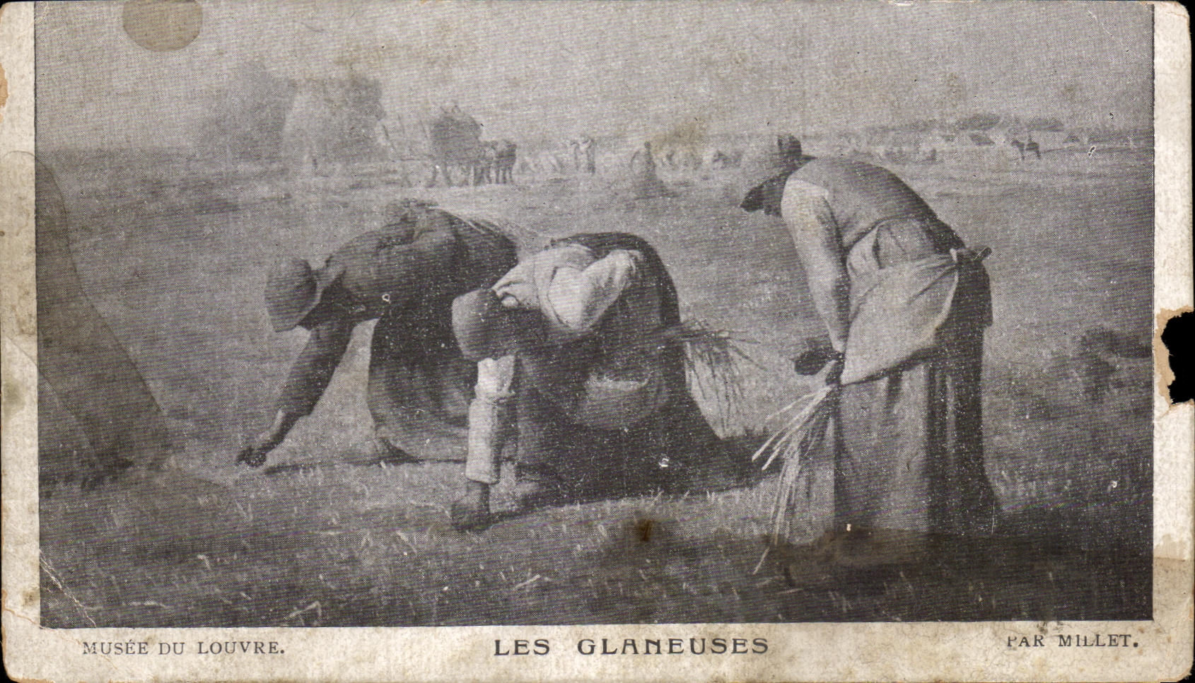 CPA Paris Musee du Louvre Les Glaneuses