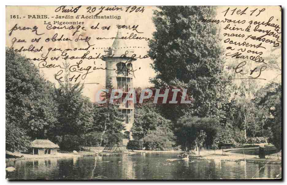 CPA Paris Jardin d'Acclimatation Le Pigeonnier