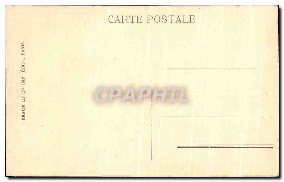 CPA Paris Hotel Des Invalides Musee de L'Armee Galerie Des Drapeaux Militaria — Rückseite