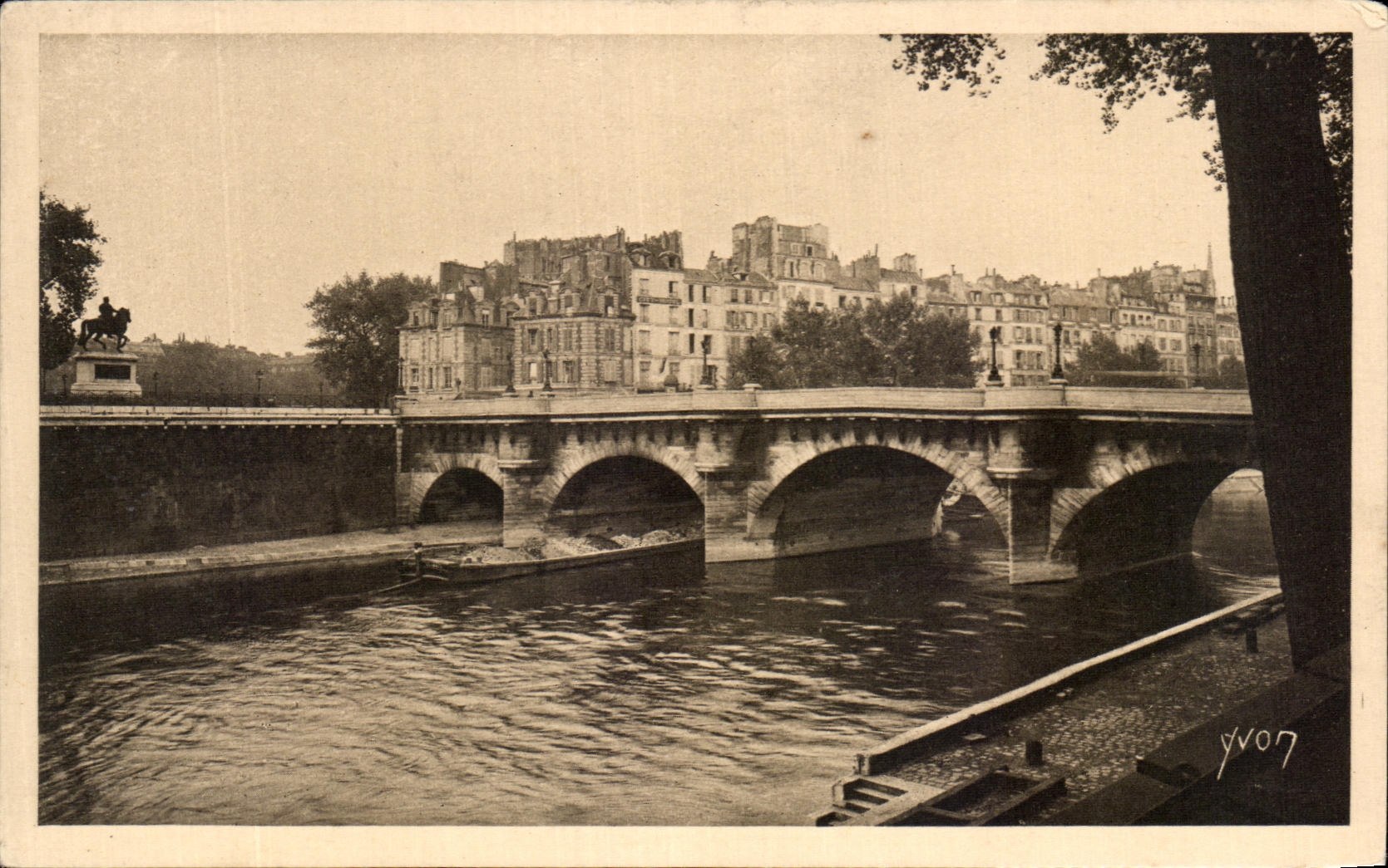 Paris. En Flanant — Le Pont-Neuf et la Pointe de la Cité — Édition d'Art YVON, N° 351