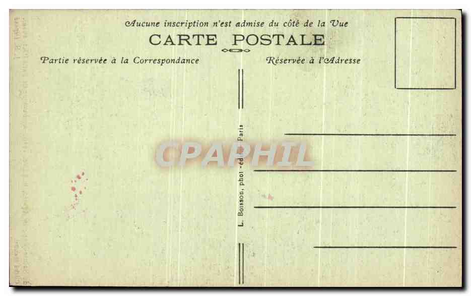 CPA Paris Le Cardinal Dubois Archeveque de Paris — Rückseite