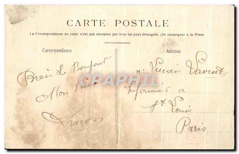 Paris — La Morgue et le Pont Saint-Louis — éditeur non visible — Reverso
