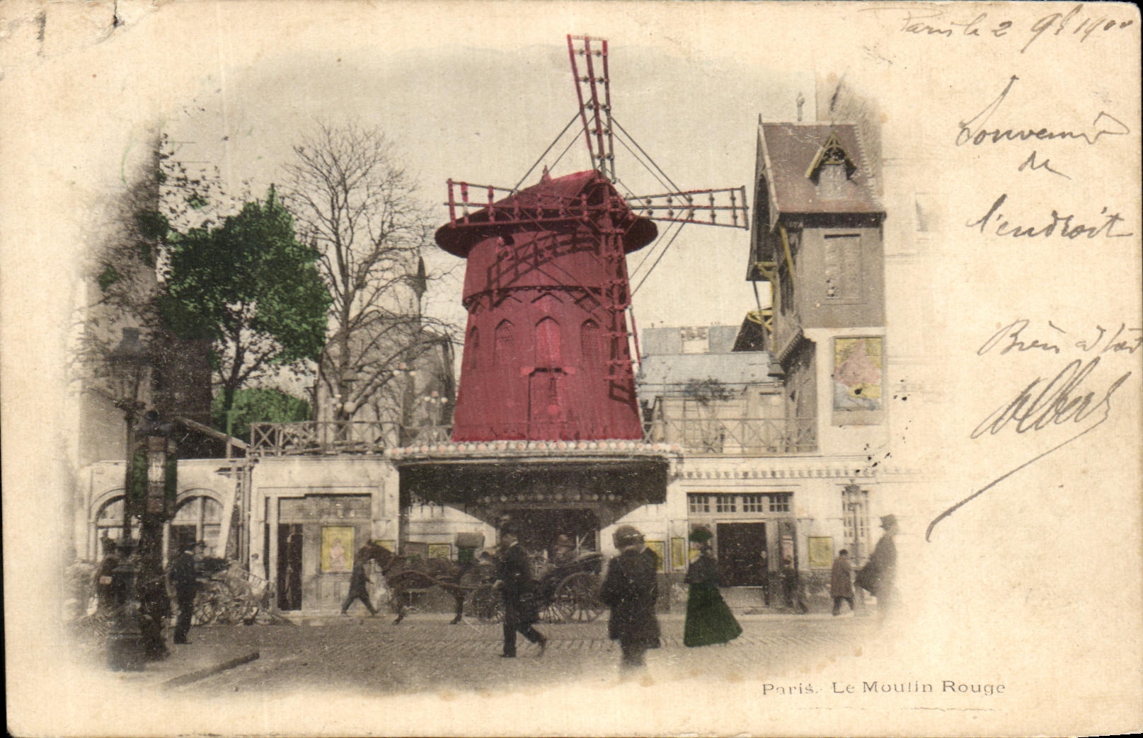 CPA Paris Moulin Rouge Montmartre 