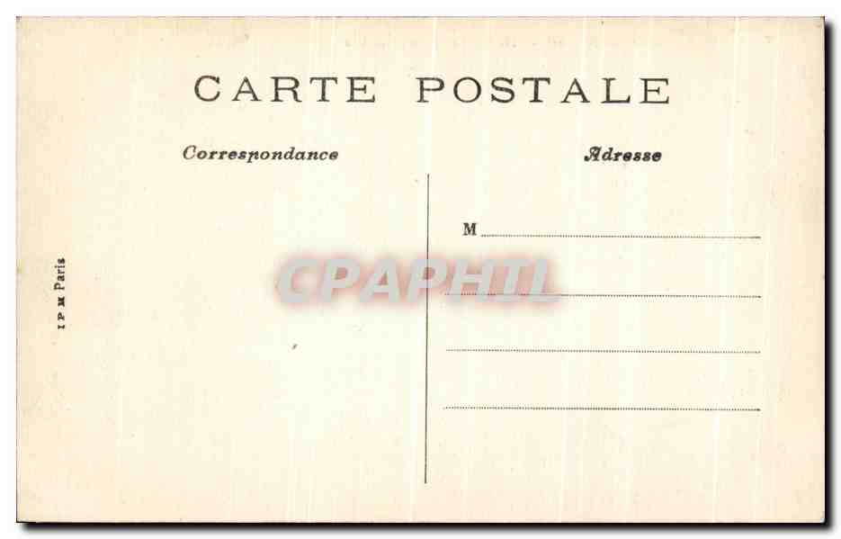 CPA Paris Rue De Rivoli et la Butte Montmartre — Rückseite