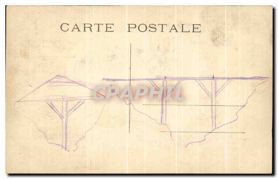 CPA Paris Pont Alexandre III Et le grand Palais Peniche  — Rückseite