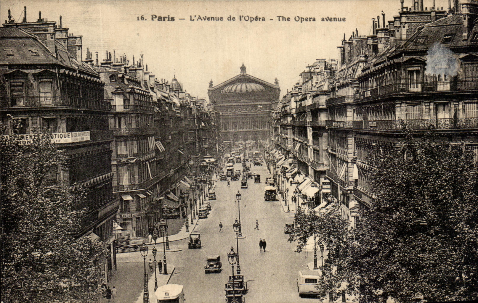 CPA Paris L'Avenue de Opera 