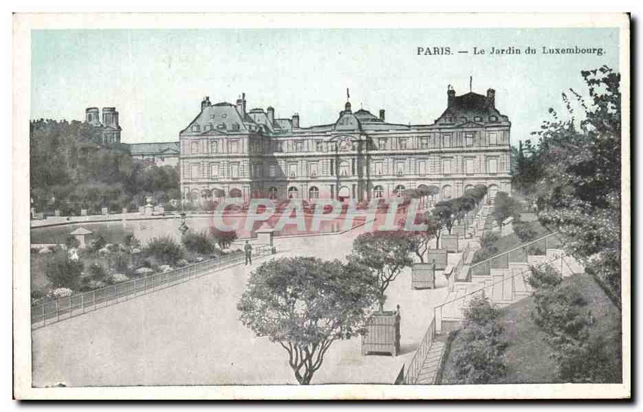 CPA Paris La Jardin du Luxembourg