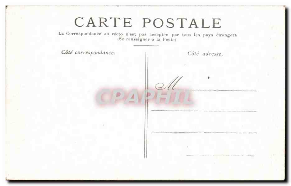 CPA Paris La Jardin du Luxembourg — Verso