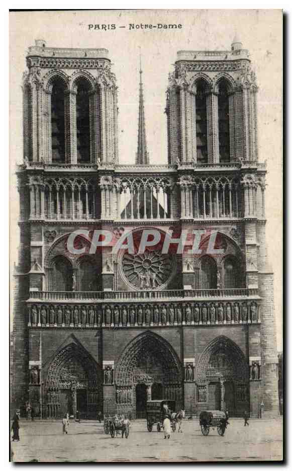 CPA Paris Notre dame Porte faix