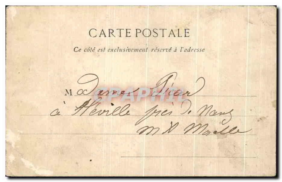 CPA Qui Vive J'apporte le bonheur et l'esperance — Rückseite