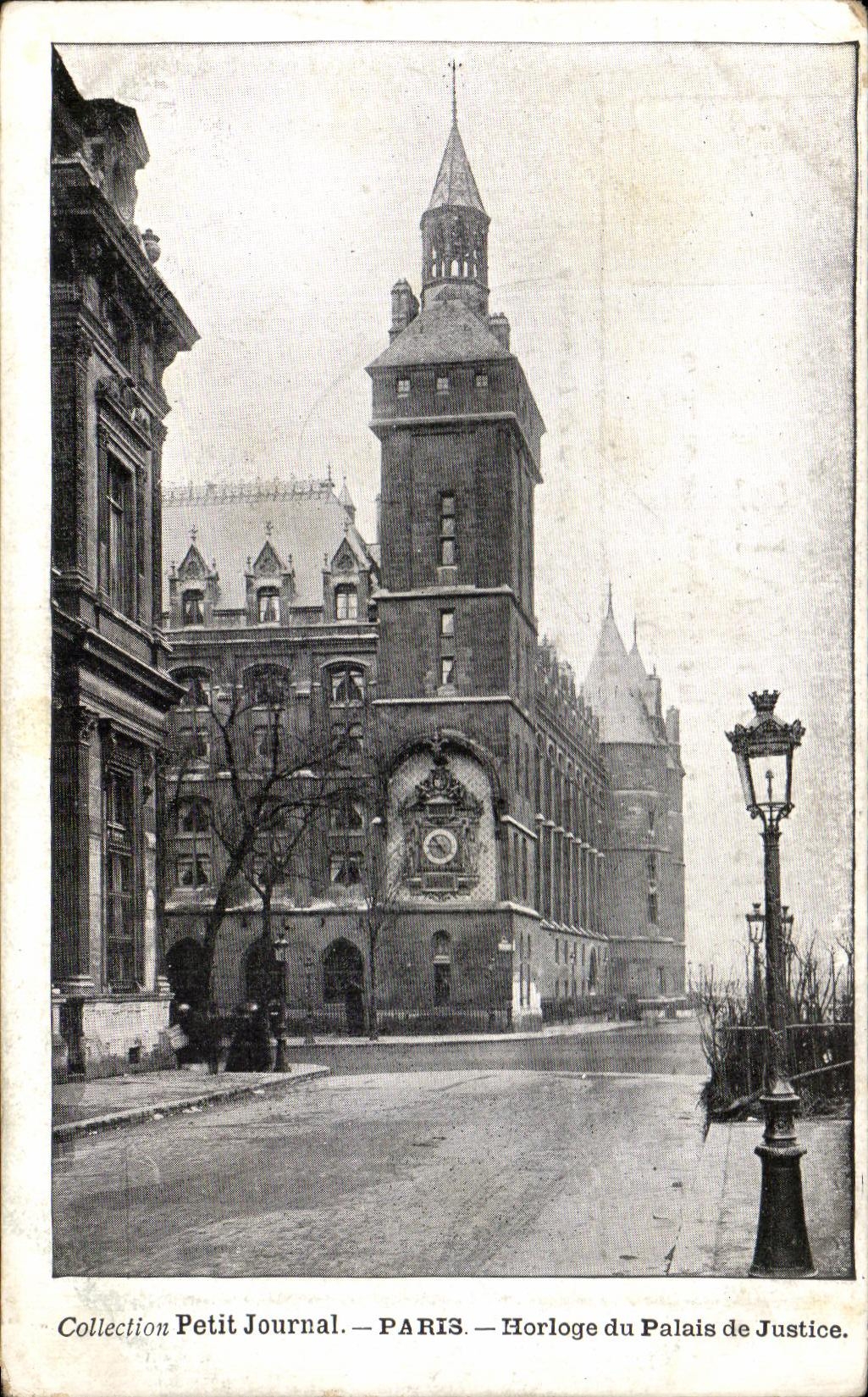 CPA Collection Petit Journal Paris Horlogne du Palais de Justice