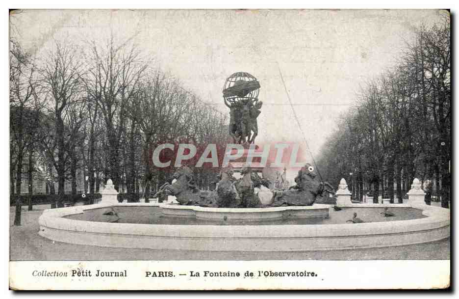 CPA Collection Petit Journal Paris La Fontaine de l'Observatoire