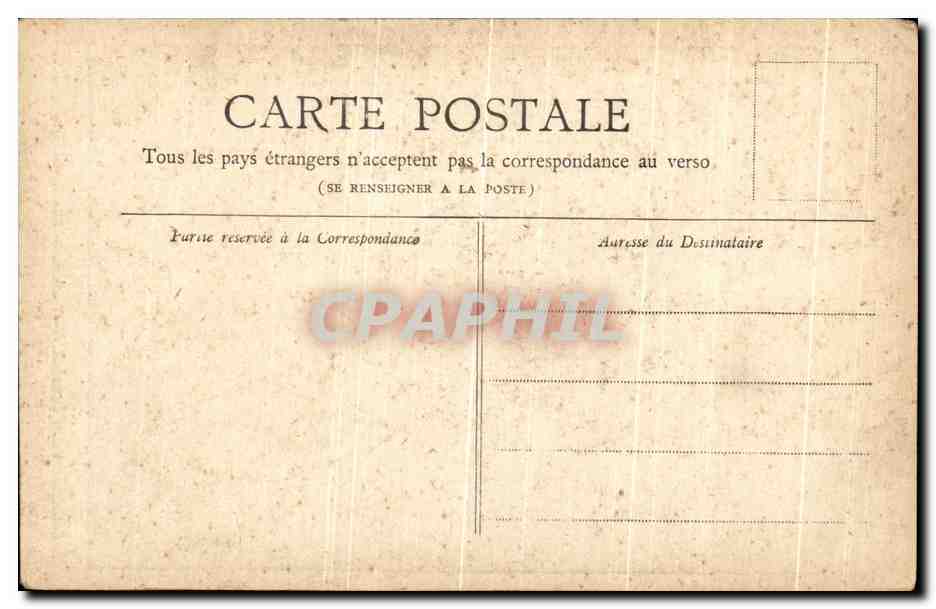 CPA Collection Petit Journal Paris Les invalides — Rückseite