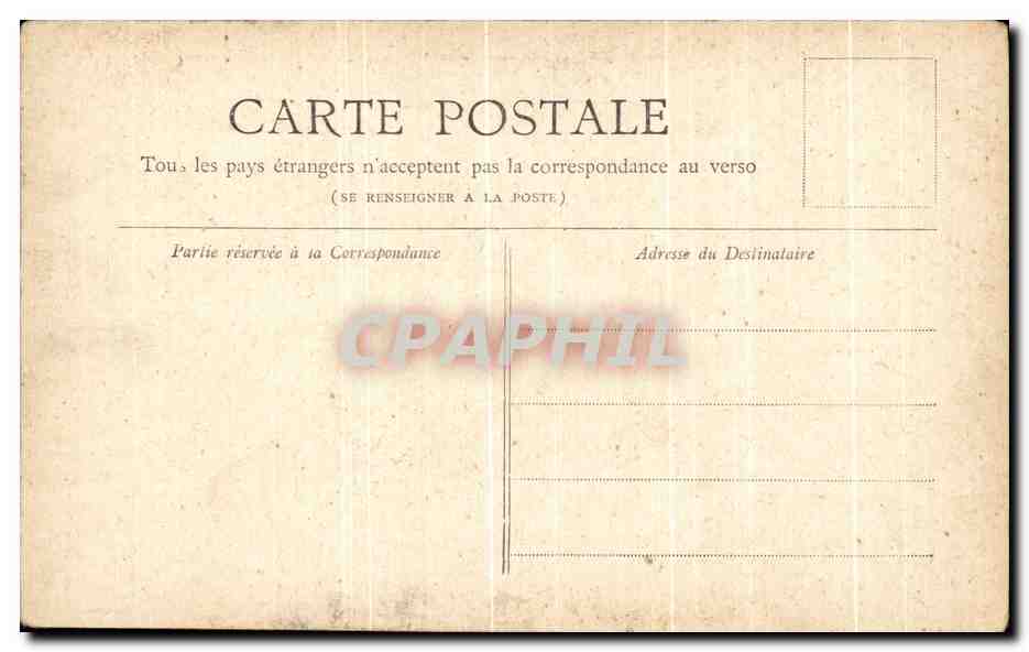 CPA Collection Petit Journal Paris Place de La Republique Lion — Verso