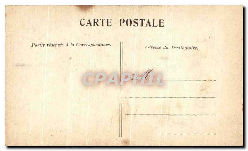 CPA Paris Alain Chartier — Rückseite