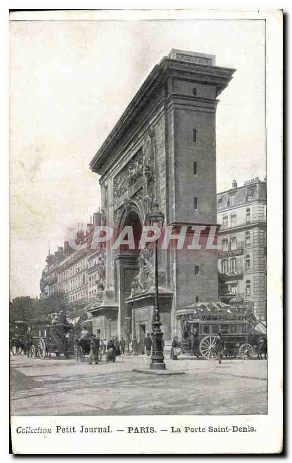 CPA Collection Petit Journal Paris La Porte Saint Dens