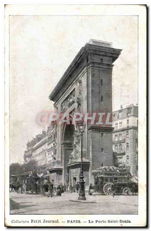 CPA Collection Petit Journal Paris La Porte Saint Denis