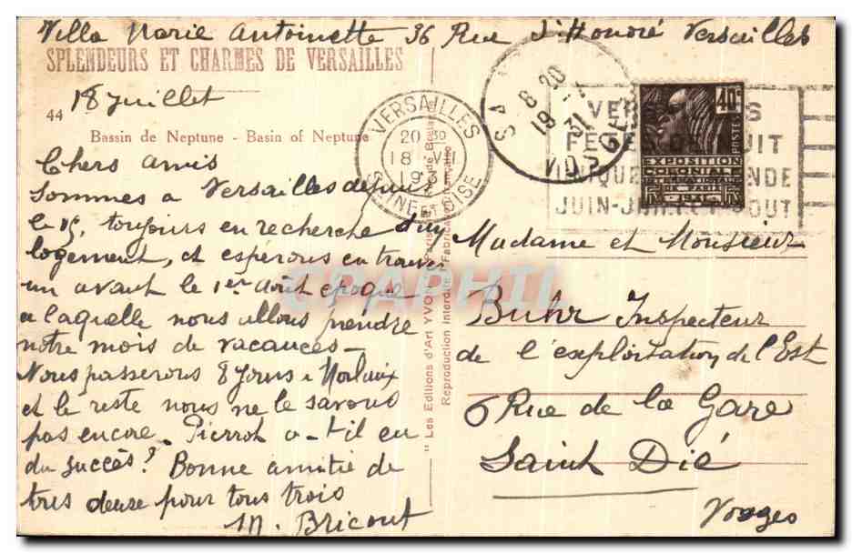 Bassin de Neptune — Versailles — Yvon — Reverso