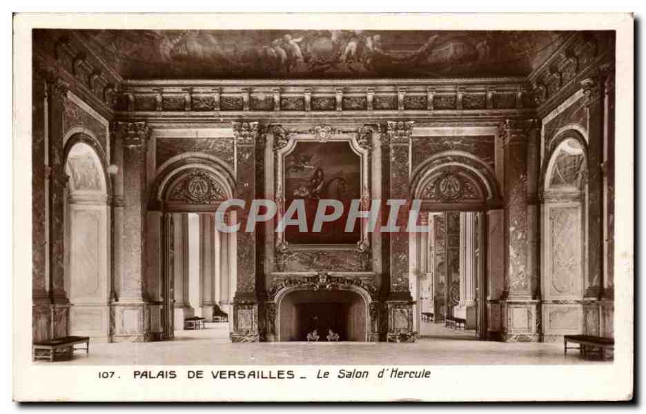 CPA Palais de Versailles Le Salon d'Hercule