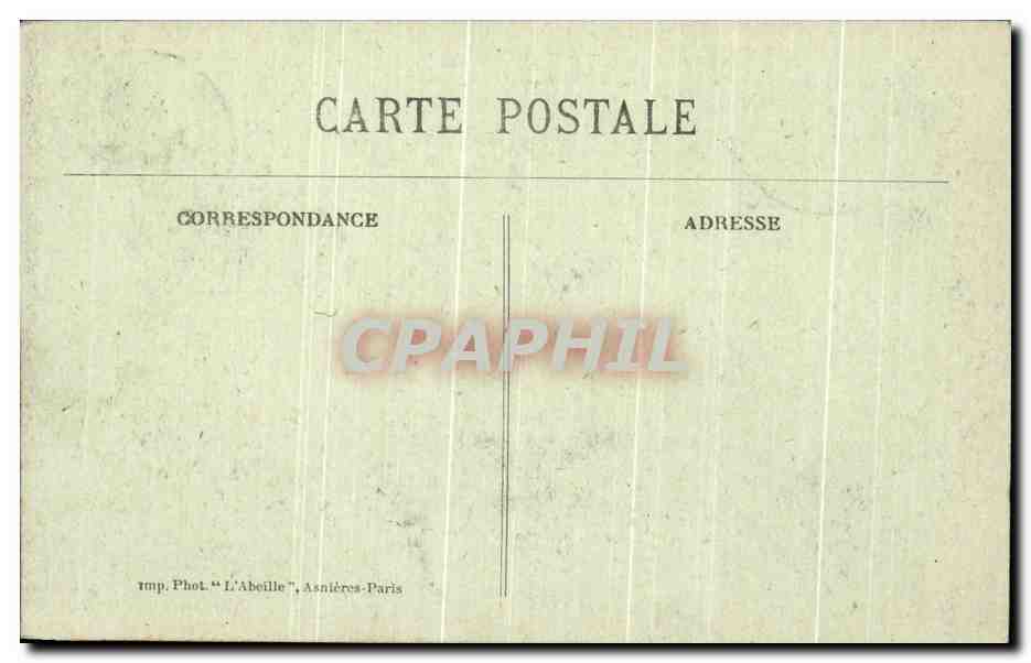 CPA St German en Laye Place Thiers Panorama pris du Chateau Details d'Architecture — Rückseite