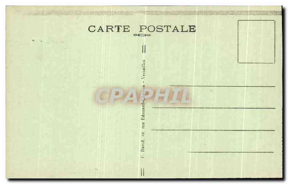 CPA Abbaye de Port Royal des Champs Masque de Pascal — Verso