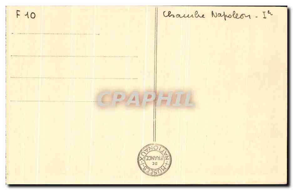 Palazzo di Fontainebleau — Camera di Napoleone I — editore A.L. — Verso